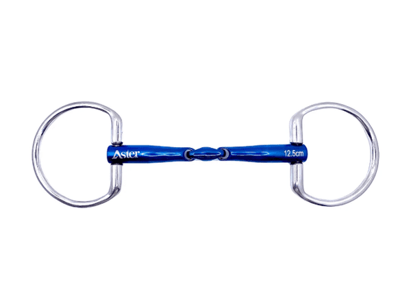 Aster Gentle Titanium Double Jointed Snaffle Fixed Ring