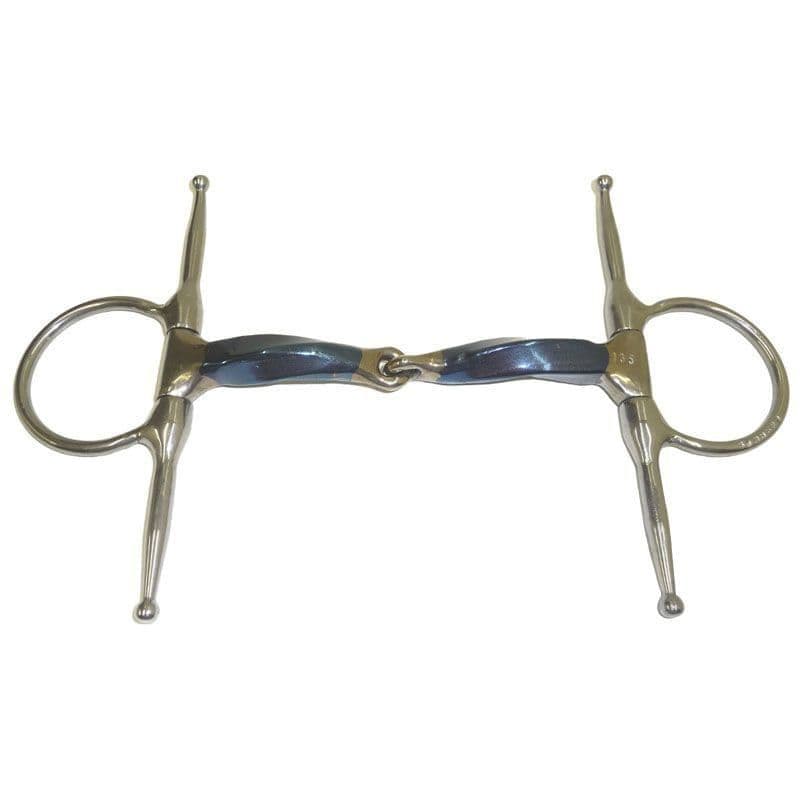Bombers Bits Square Twisted Snaffle Full Cheek Bit