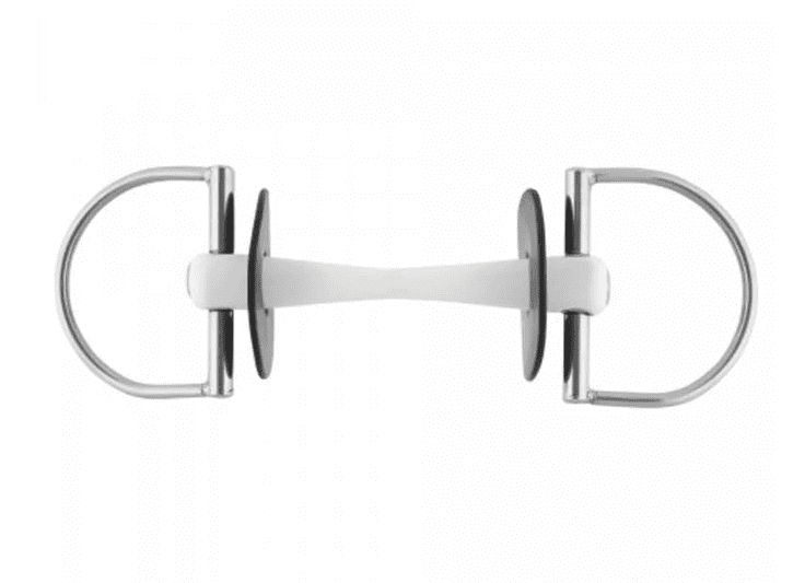 Nathe D-Ring with Flex Mullen Mouth Snaffle 20mm Thickness 75mm Ring