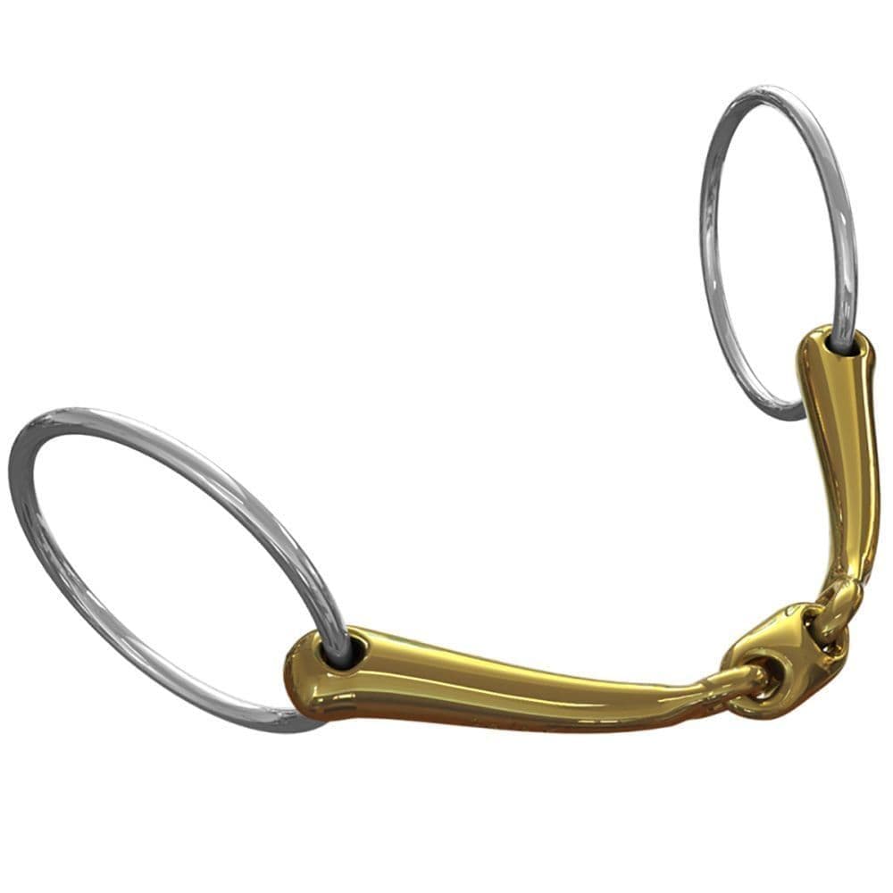 Neue Schule Tranz-Angled Lozenge Loose Ring Snaffle - 14mm