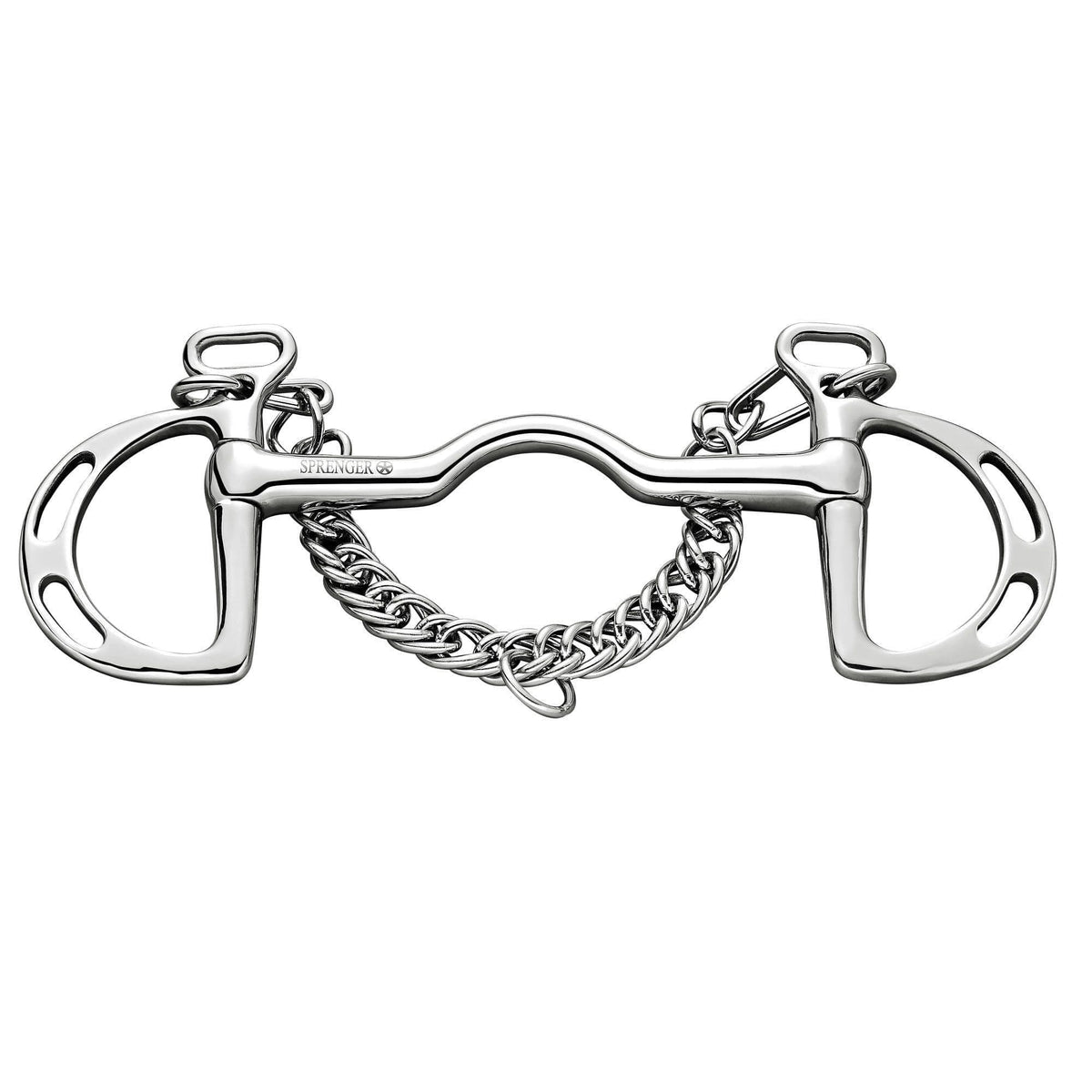 Sprenger Kimblewick Rigid Mullen Mouth Bit with Port