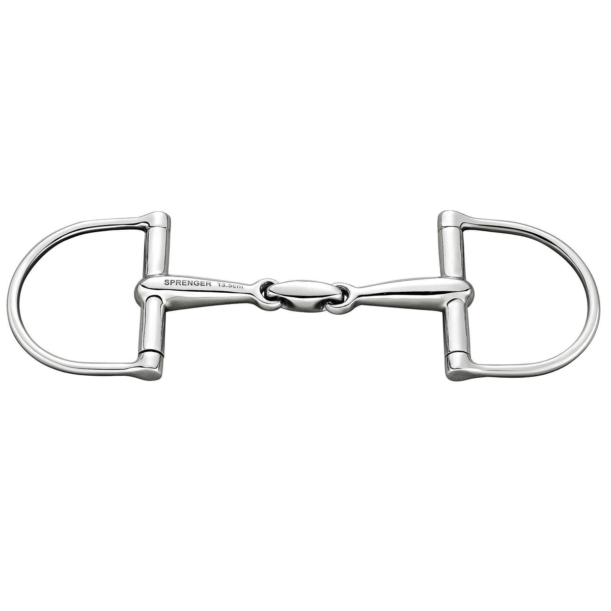 Sprenger Stainless Steel D-Ring Snaffle Bit  with Lozenge